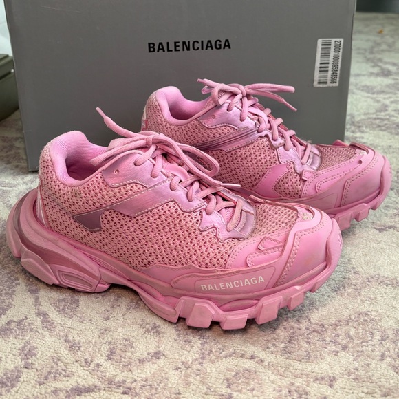 NIB Balenciaga Track.3 Sneakers in Pink - Picture 2 of 9